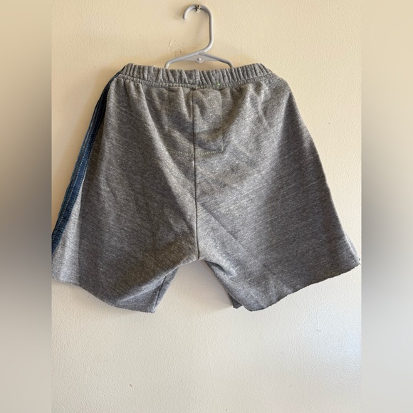 Aviator Nation Heather Gray Shorts with Rainbow Side Stripes - Picture 3 of 3